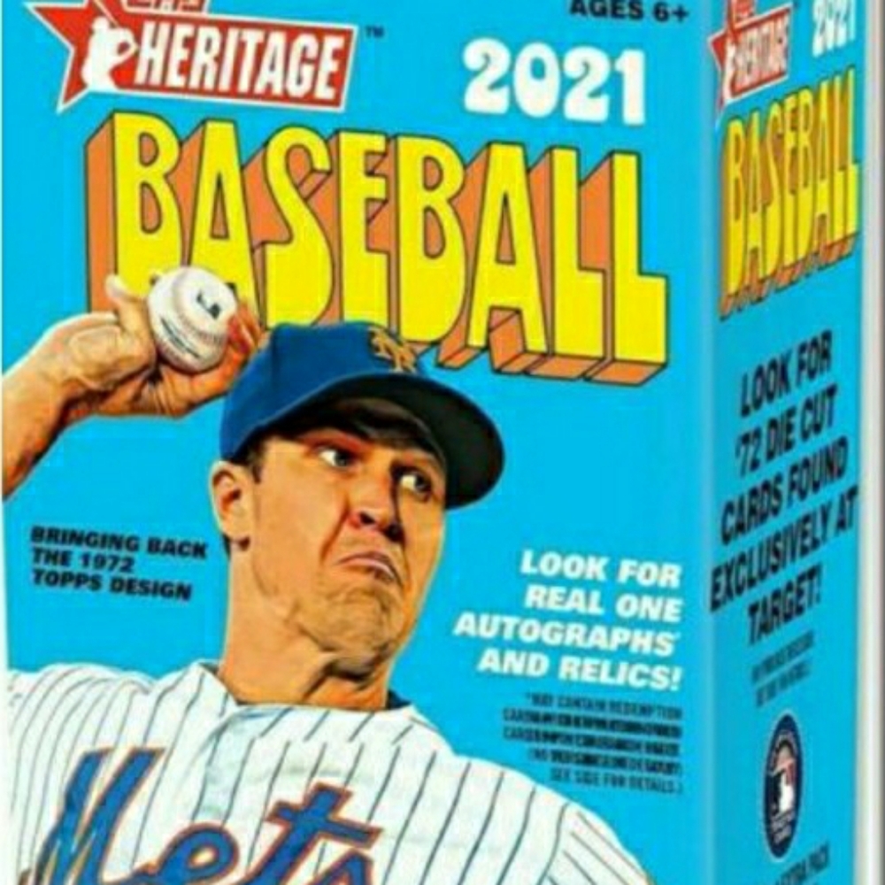 2021 Topps Heritage Baseball Blaster Box